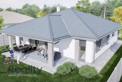 Luxusný 4 izbový rodinný dom  blízko hlavného mesta v obci Kyselica na predaj!
