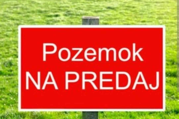 Veľký stavebný pozemok v obci Čierna Voda na predaj!