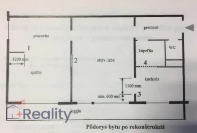 Zariadený 2 izbový byt s balkónom v mestskej časti Bratislava Dúbravka na ulici M. Schneidera Trnavského  na prenájom!
